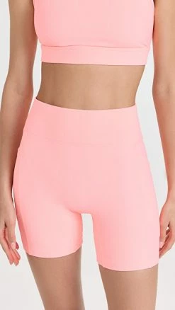 Best reviews of 😉 All Access Rib Center Stage Biker Shorts Hot Pink Rib 😍