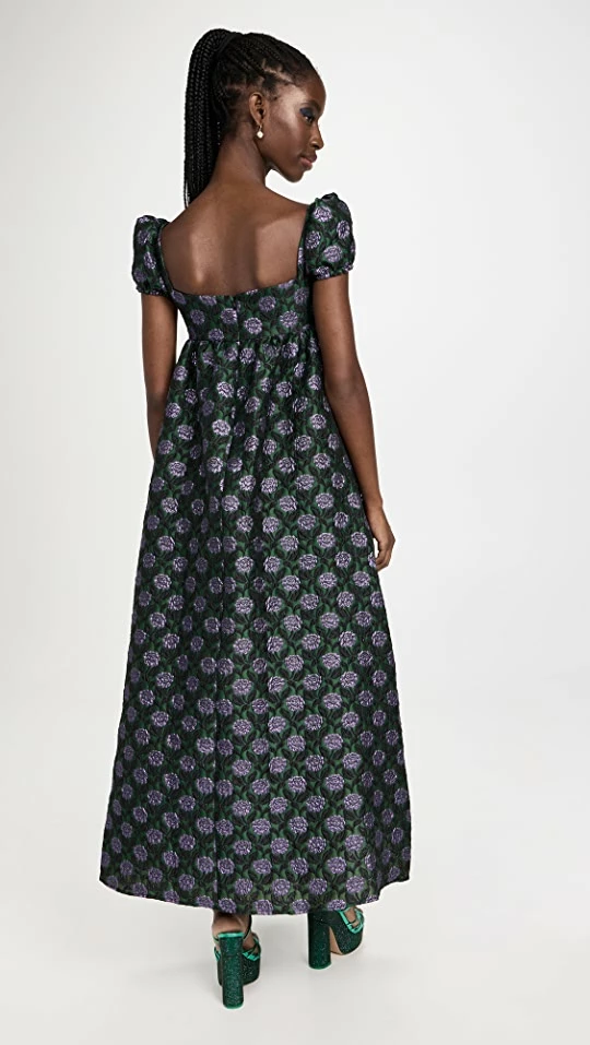 Top 10 π Autumn Adeigbo Jade π Dress Green/Purple/Black Floral π 2 Top 10 π Autumn Adeigbo Jade π Dress Green/Purple/Black Floral π - Image 2