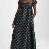 Top 10 👍 Autumn Adeigbo Jade 👗 Dress Green/Purple/Black Floral 🎉
