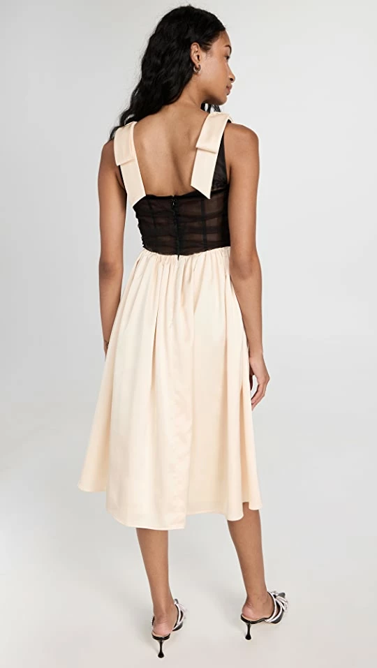 Flash Sale π Autumn Adeigbo Alicia π Dress Cream/Black βοΈ 2 Flash Sale π Autumn Adeigbo Alicia π Dress Cream/Black βοΈ - Image 2
