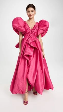 Flash Sale 🥰 Aje Manifestation Gown Fuchsia 🔔