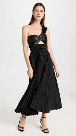 Best Sale ⭐ A.L.C. Addie 👗 Dress Black/Black 🎁