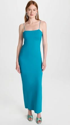 Promo π Alice + Olivia Nelle Spaghetti Strap Maxi π Dress Ocean Blue π
