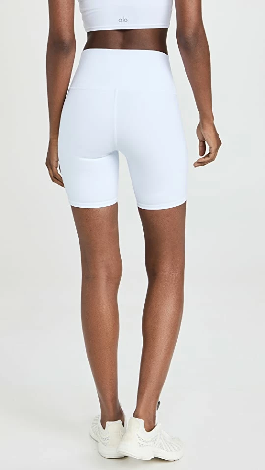 New π Alo Yoga High Waist Bike Shorts White π― 2 New π Alo Yoga High Waist Bike Shorts White π― - Image 2