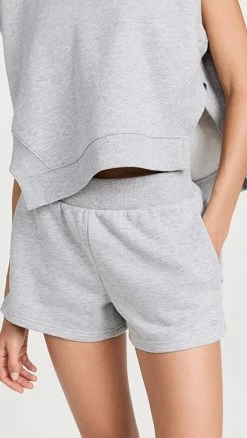 Brand new 💯 Alo Yoga High Waist Headliner Shorts Athletic Heather Grey ⭐