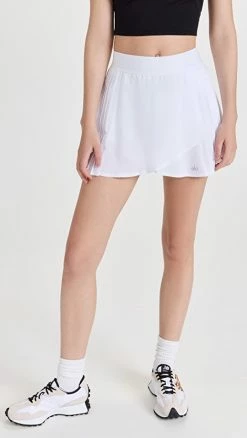 Coupon 🤩 Alo Yoga Aces Tennis 👗 Skirt White 🧨