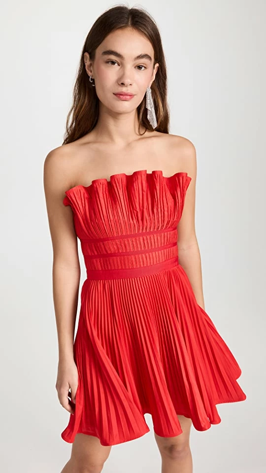 Cheapest π₯° AMUR Lorena Strapless Mini π Dress Pomegranate π 1 Cheapest π₯° AMUR Lorena Strapless Mini π Dress Pomegranate π