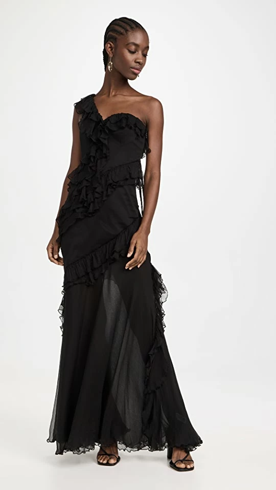 Best Sale π AMUR Harlow Gown Black π 1 Best Sale π AMUR Harlow Gown Black π