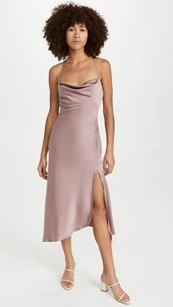 Best reviews of π ASTR The Label Gaia π Dress Mauve π₯°
