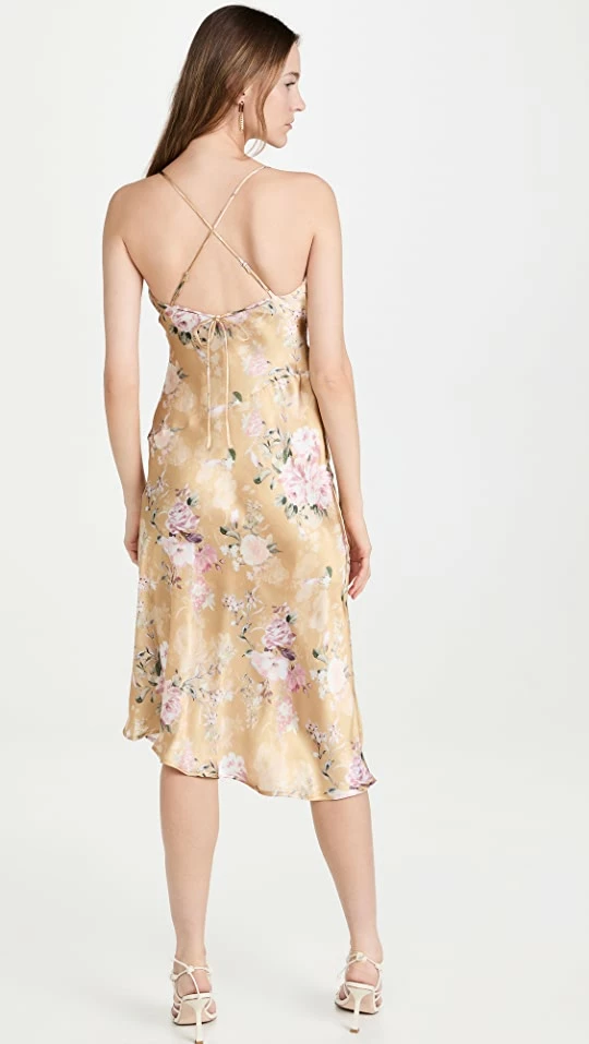 Hot Sale 𧨠ASTR The Label Gaia π Dress Mustard Floral π― 2 Hot Sale 𧨠ASTR The Label Gaia π Dress Mustard Floral π― - Image 2