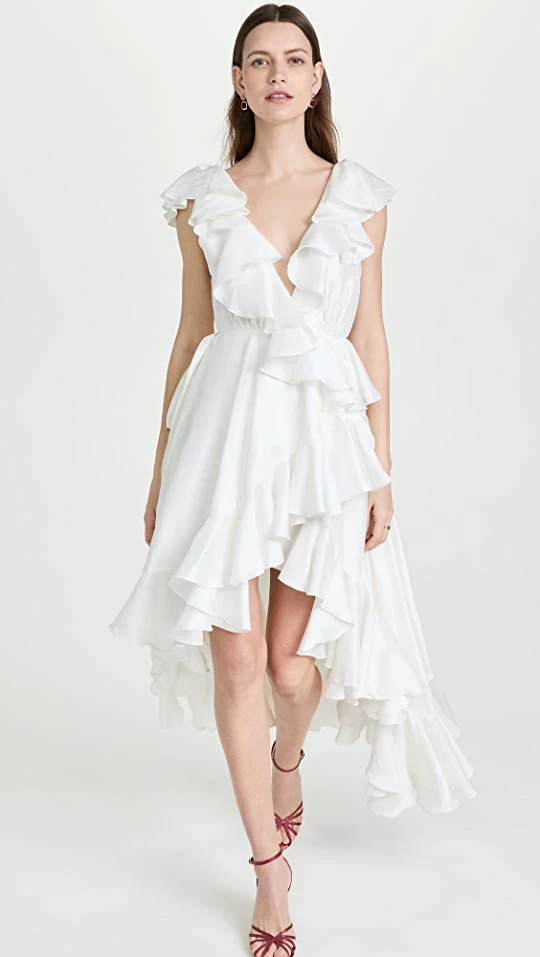 Budget 𧨠Azeeza Ollie Midi π Dress White π€© 1 Budget 𧨠Azeeza Ollie Midi π Dress White π€©