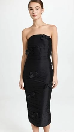 Cheap 🌟 Bernadette Midi 👗 Dress Taffi Black 🎉