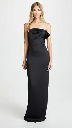 New 😀 Black Halo Divina Gown Black ⌛