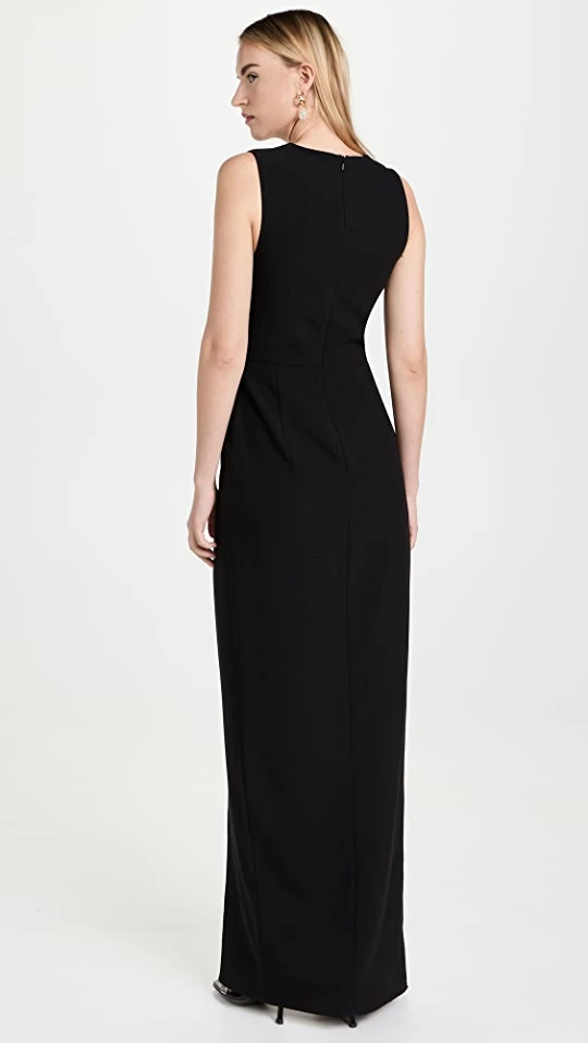 Best Sale π₯° Black Halo Malvina Gown Black/Black π₯ 2 Best Sale π₯° Black Halo Malvina Gown Black/Black π₯ - Image 2