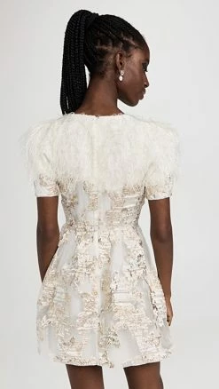 Alternative view of Flash Sale 🔔 Black Halo Chadwick Mini 👗 Dress Ornate Frill ⭐