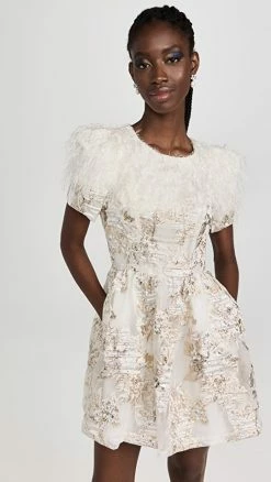 Flash Sale 🔔 Black Halo Chadwick Mini 👗 Dress Ornate Frill ⭐