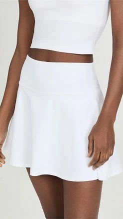 Budget 🥰 Beyond Yoga Tie Breaker Circle 👗 Skirt Cloud White 🤩