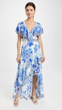 Best reviews of 🧨 Camilla Frill Sleeve Long 👗 Dress Heart Of A Dragon ⌛