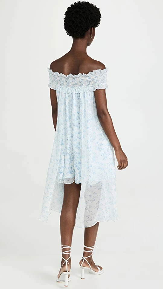 Best deal 𧨠CAROLINE CONSTAS Areadne π Dress Blue Watercolor Floral π 2 Best deal 𧨠CAROLINE CONSTAS Areadne π Dress Blue Watercolor Floral π - Image 2