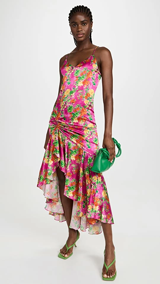 Hot Sale 𧨠CAROLINE CONSTAS Holland π Dress Pink βοΈ Summer Floral β€οΈ 1 Hot Sale 𧨠CAROLINE CONSTAS Holland π Dress Pink βοΈ Summer Floral β€οΈ