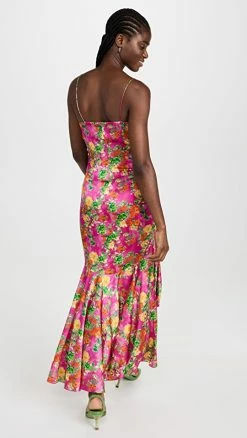 Alternative view of Hot Sale 🧨 CAROLINE CONSTAS Holland 👗 Dress Pink ☀️ Summer Floral ❤️