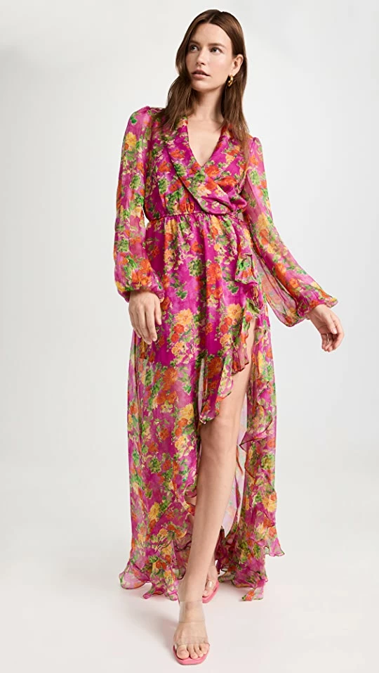 Best reviews of β¨ CAROLINE CONSTAS Vivian Gown Pink π Summer Floral βοΈ 1 Best reviews of β¨ CAROLINE CONSTAS Vivian Gown Pink π Summer Floral βοΈ