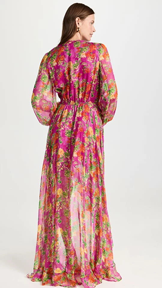 Best reviews of β¨ CAROLINE CONSTAS Vivian Gown Pink π Summer Floral βοΈ 2 Best reviews of β¨ CAROLINE CONSTAS Vivian Gown Pink π Summer Floral βοΈ - Image 2