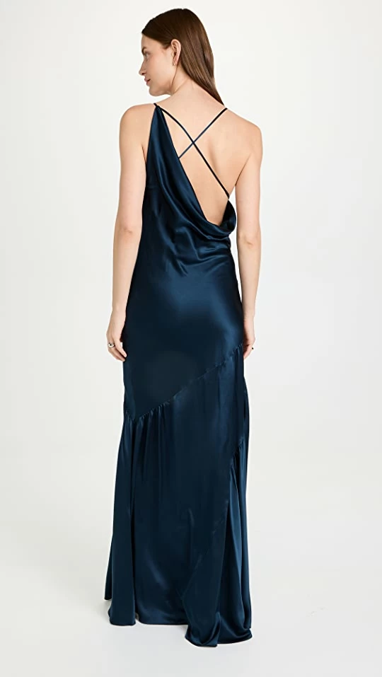Cheapest β Cinq Γ Sept Julissa Gown Peacock Blue π― 2 Cheapest β Cinq Γ Sept Julissa Gown Peacock Blue π― - Image 2