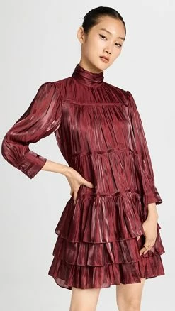 Deals 😍 Cinq à Sept Riva 👗 Dress Oxblood ❤️