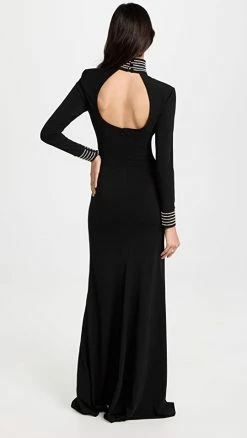 Alternative view of Brand new 🧨 Cinq à Sept Izzy Gown Black 🌟
