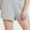 Buy 👍 Calvin Klein Underwear Pure Rib Sleep Shorts Snow Heather060 ⭐