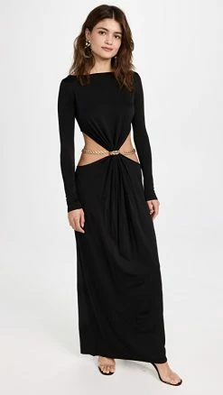 Coupon 🎁 Cult Gaia Grecia Gown Black 😉