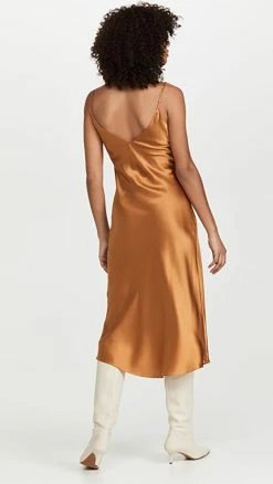 Alternative view of Best reviews of 🎁 DANNIJO Midi Slip 👗 Dress Bronze 🤩