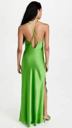 Alternative view of Buy 🥰 DANNIJO Halter Maxi 👗 Dress Kelly Green 🎉