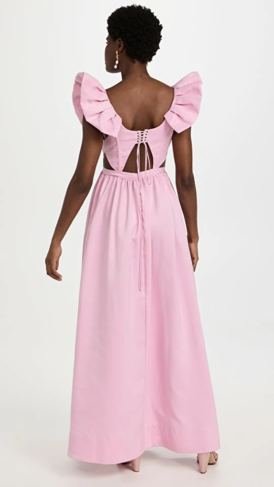 Best Pirce π For Love & Lemons Miriam Maxi π Dress Pink π 2 Best Pirce π For Love & Lemons Miriam Maxi π Dress Pink π - Image 2