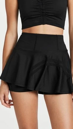 Wholesale 🤩 FP Movement By Free People Pleats And Thank You Skort Black ❤️