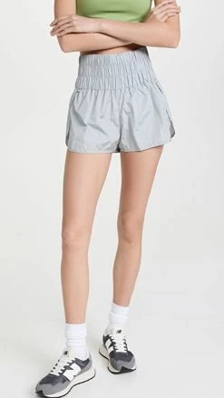 Top 10 😀 FP Movement By Free People The Way Home Shorts Arctic Mist ✔️