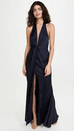 Cheapest 😉 Fame And Partners The Vania 👗 Dress Navy 🛒