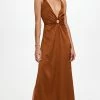 Deals 😀 Fame And Partners The Florence 👗 Dress Rust 🤩