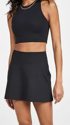 Deals ✔️ Girlfriend Collective High Rise Skort Black 🛒