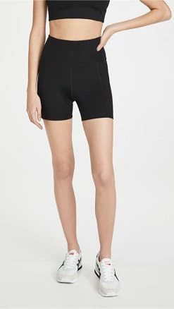 Hot Sale 😉 Girlfriend Collective High Rise Run Shorts Black 👏