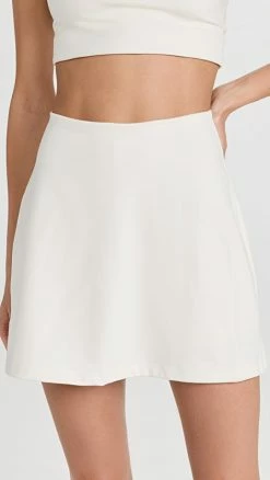 Deals 👏 Girlfriend Collective High-Rise Skort Ivory 🔥