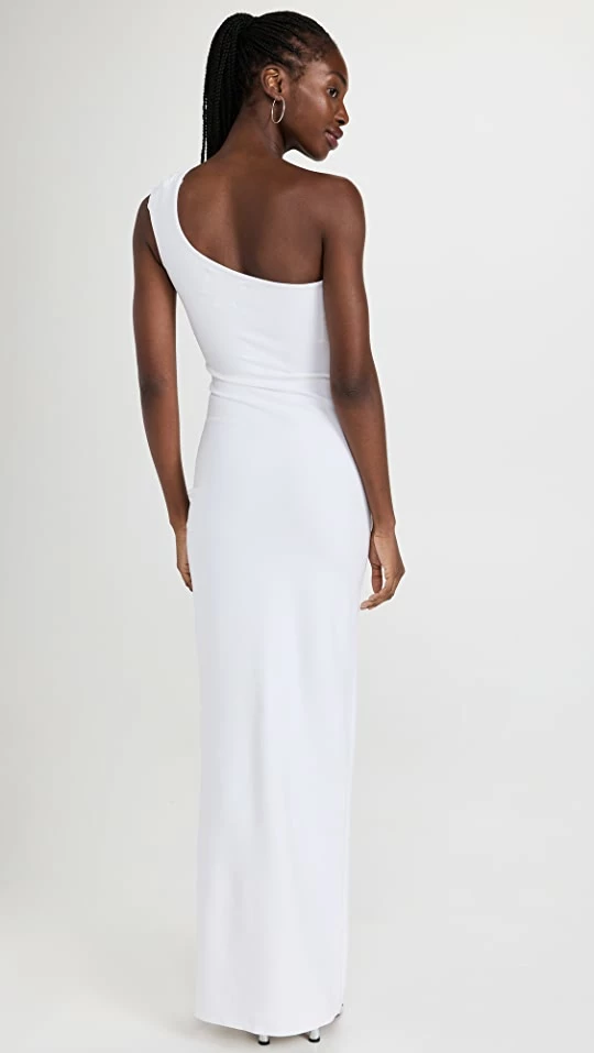 Wholesale π Victor Glemaud One Shoulder Rouched π Dress White 𧨠2 Wholesale π Victor Glemaud One Shoulder Rouched π Dress White 𧨠- Image 2