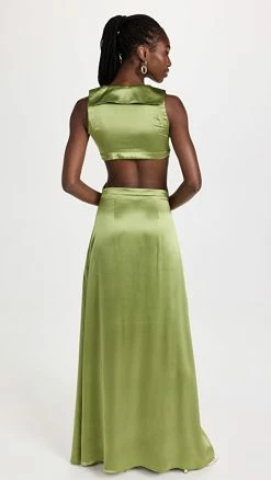 Alternative view of Brand new 😀 House Of Aama Cutout 👗 Dress Mint 🌟