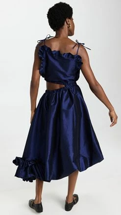 Alternative view of Coupon 😉 Kika Vargas Ramya 👗 Dress Navy 🎉