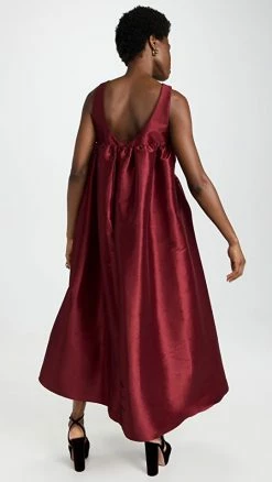 Alternative view of New 🧨 Kika Vargas Tracey 👗 Dress Wine 🔥