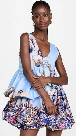 Best reviews of π Kika Vargas Nono π Dress Sky Blue Tulips π