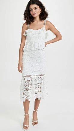 Best Pirce 🧨 LIKELY Leigh 👗 Dress White 🎉