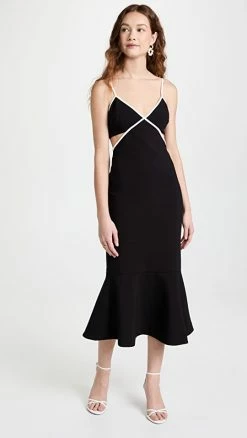 Top 10 🎁 LIKELY Adabell 👗 Dress Black/White 😉