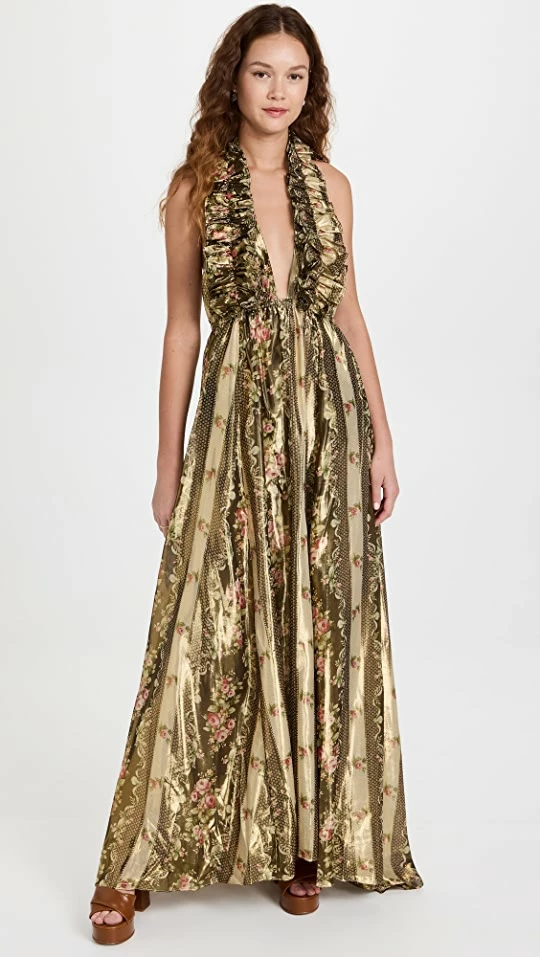 Best Pirce π LoveShackFancy Antonie Halter π Dress Midnight Ruby π₯ 1 Best Pirce π LoveShackFancy Antonie Halter π Dress Midnight Ruby π₯